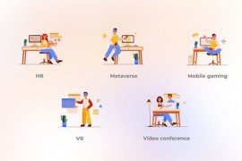 Metaverse - Cartoon People Concepts 45848798