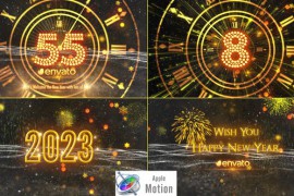 New Year Countdown 2023 - Apple Motion 22919323