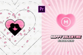 Valentine Retro Logo Reveal 50503974