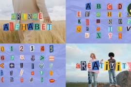 Grunge Alphabet for DaVinci Resolve 49598134