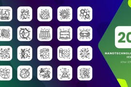 Nanotechnology Animated Icons | After Effects 43125987