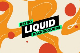 Retro Liquid Backgrounds 51886542