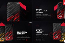 App Promo Phone 15 Pro | Mockup 50192676