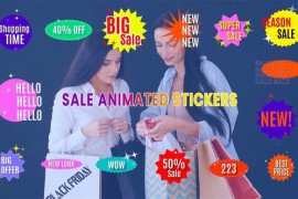 Premiere Pro Animated Sale Stickers 44995714