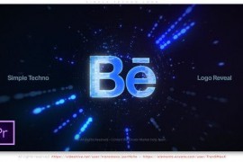 Simple Techno Logo 45080700
