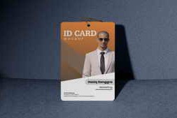 Free Download:ID Card Mockup 62293774