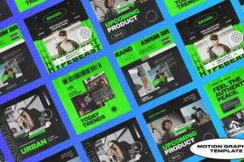 Dynamic Urban Instagram Posts | Mogrt 51786093