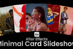 Free Download:Minimal Card Slideshow For After Effects 63618500