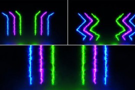 Neon Lines Background Pack 48287142