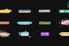 Cartoon Liquid Lower Thirds for DaVinci Resolve 52076951
