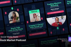 Social Media Reels - Stock Market Podcast After Effects Template 48753505