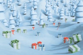 Forest Christmas Logo 42253813