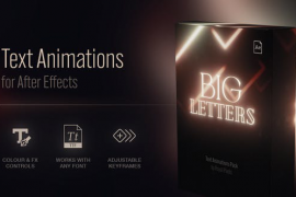 Text Animation Presets | Big Letters 47600457