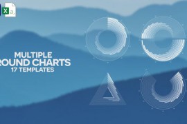 17 Multiple Round Charts | Infographics Pack 39925780