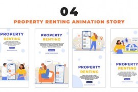 Renting Property 2D Vector Cartoon Instagram Story 48662203