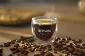 Coffee Espresso Logo Mockup Opener 45694636
