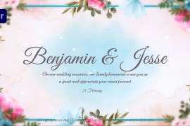 Wedding Invitation Intro || Wedding Intro || 2023 MOGRT 43421033