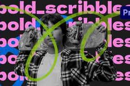 Free Download:Bold Brush Scribbles Intro 60121114