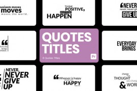 Quotes Titles for Premiere Pro 44986114