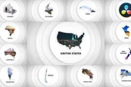 3D Disks Maps Opener - Americas & Australia 42168006