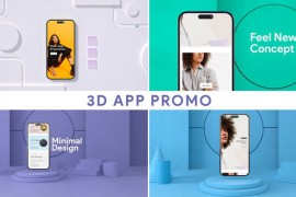 App Promo Minimal 3D 51106578