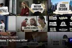 Free Download:Graphic Elements - Name Tag Reveal After Premiere Pro Templates 59168681