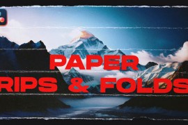 Paper Rips & Folds Transitions | DaVinci Resolve 48729075
