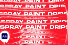Spray Paint Drips Transitions VOL. 2 | After Effects 49000580