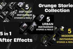 Free Download:Grunge Instagram Stories Collection 62290745
