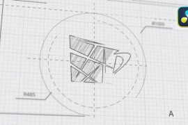 Technical Sketch Logo for DaVinci Resolve 50847234