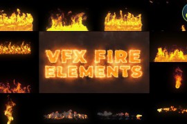 VFX Fire Elements for DaVinci Resolve 48068285