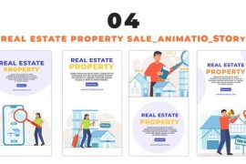 Real Estate Property Offerings Flat Character Instagram Story 48662189