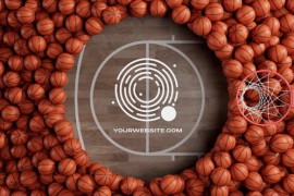 Basketball Court Logo Reveal 45787862